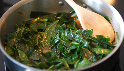 Collards are packed with nutrition but, truth be told, Kale has almost three times as much
